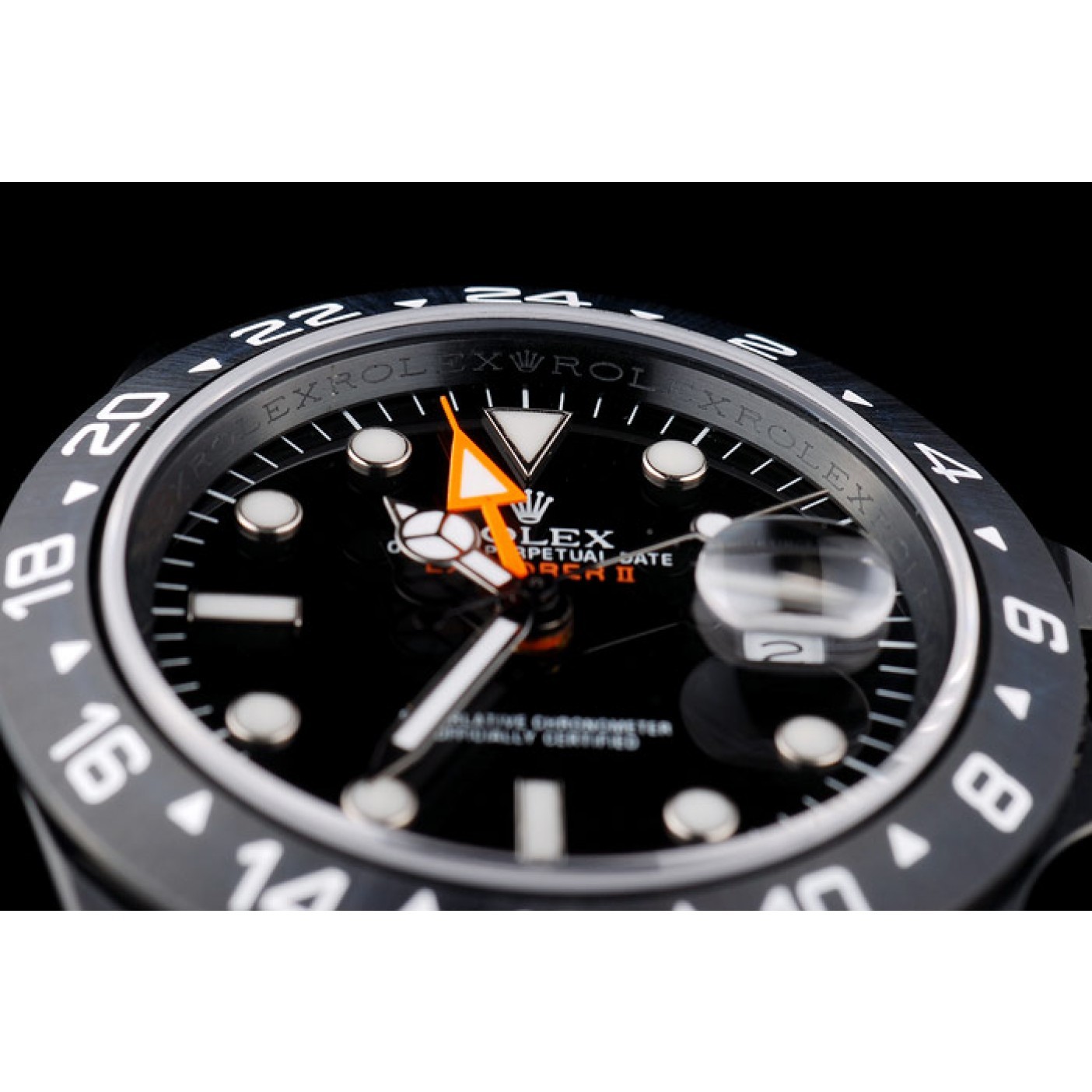 MiroTime Rolex Explorer Black Ceramic Bezel Black Dial Watch 2385