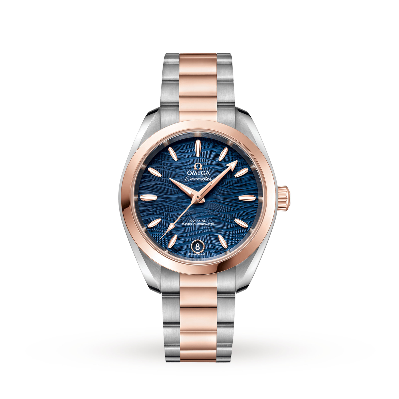 MiroTime Swiss Omega Seamaster Aqua Terra 150m Co-Axial 34mm Ladies Watch O22020342003001