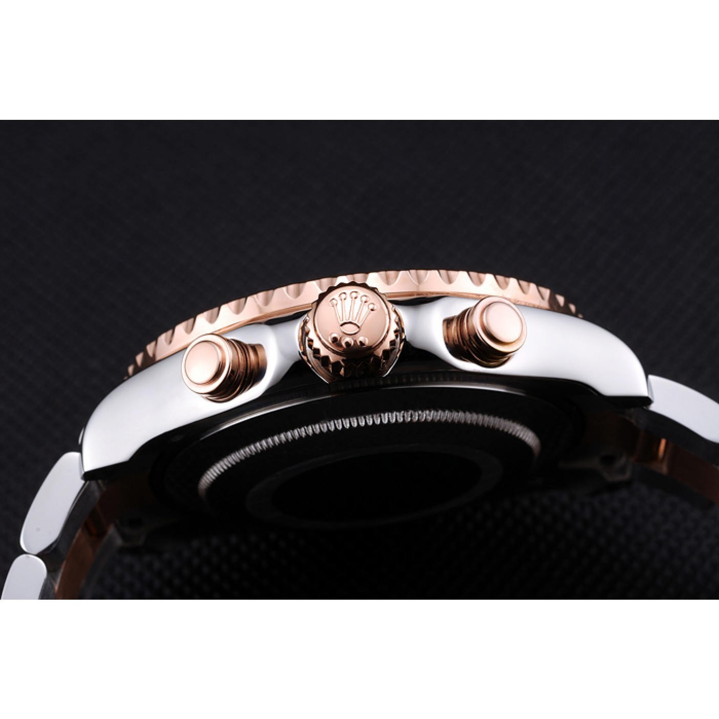 MiroTime Rolex Yacht-Master II White Dial Blue Bezel Stainless Steel and Rose Gold Bracelet 622270