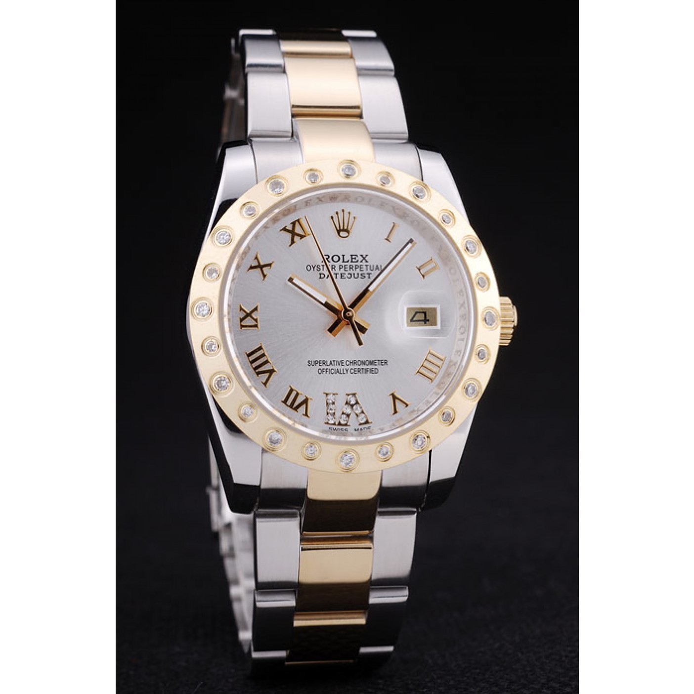 MiroTime Rolex Datejust Diamond Bezel White Dial 7464