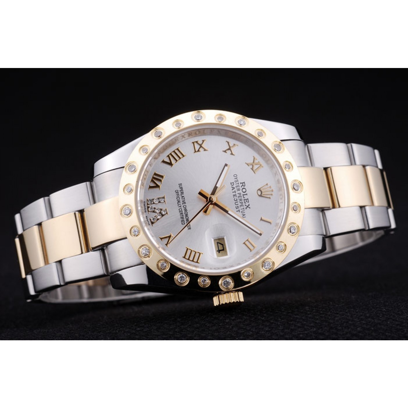 MiroTime Rolex Datejust Diamond Bezel White Dial 7464