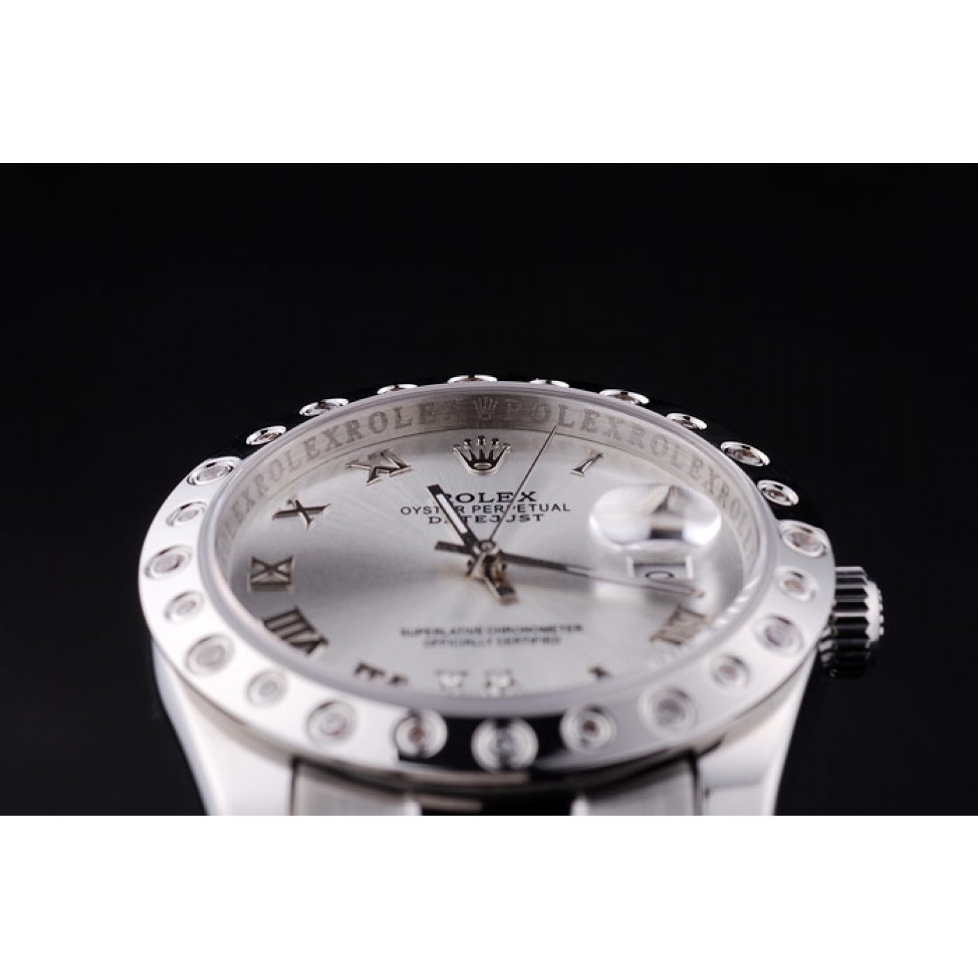 MiroTime Rolex Datejust Diamond Bezel Silver Dial 7468
