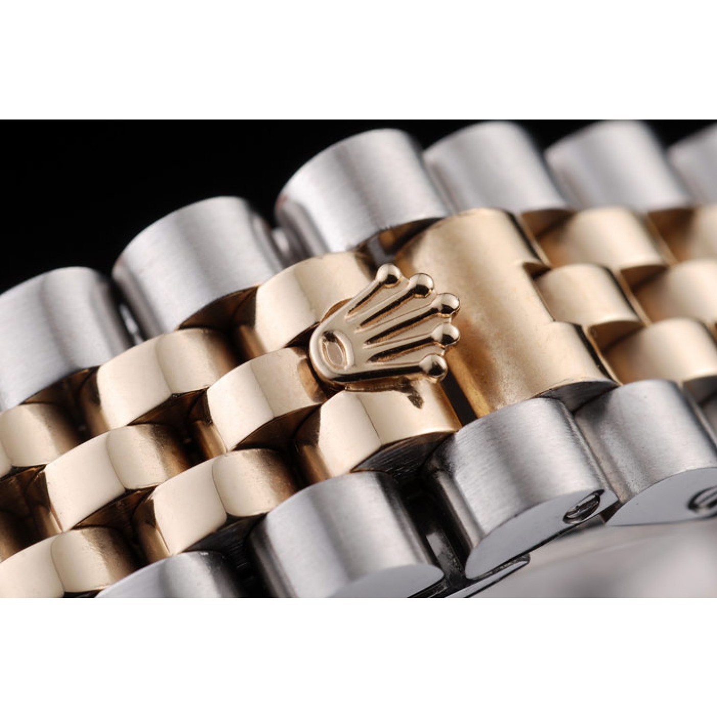MiroTime Rolex DateJust Two Tone Stainless Steel 18k Gold Plated Silver Dial 98085