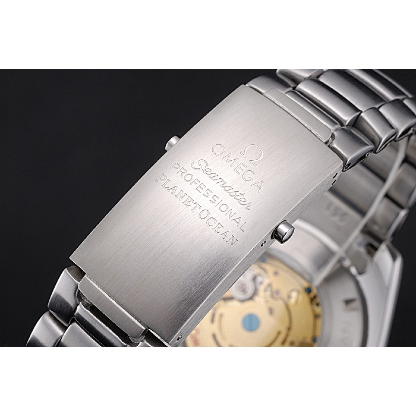 MiroTime Omega Seamaster GMT White Dial Orange Bezel Stainless Steel Case 622718