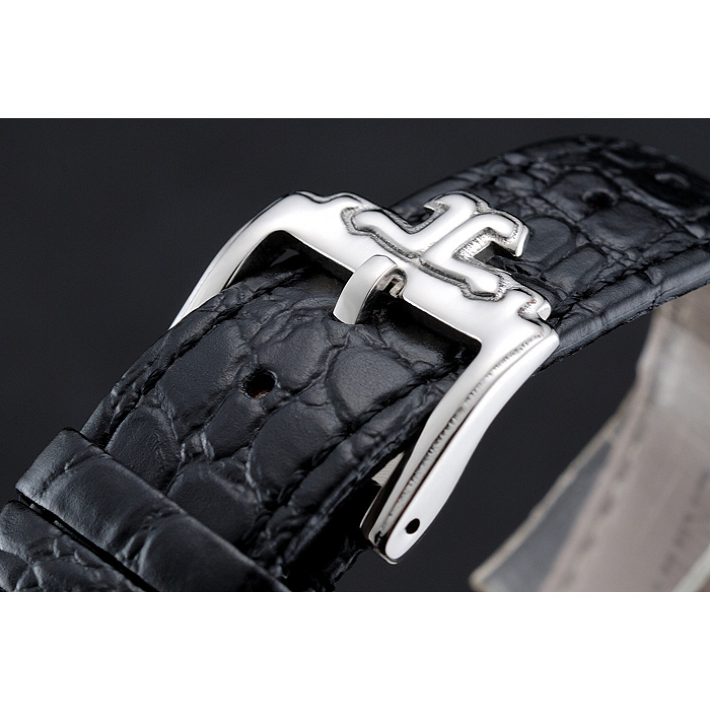 MiroTime Jaeger LeCoultre Geophysic Black Dial Silver Case Black Leather Bracelet 1454041