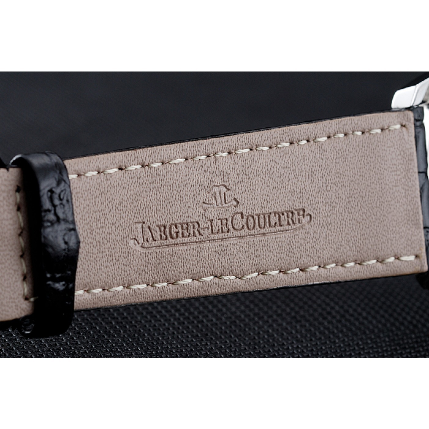 MiroTime Jaeger LeCoultre Geophysic Black Dial Silver Case Black Leather Bracelet 1454041