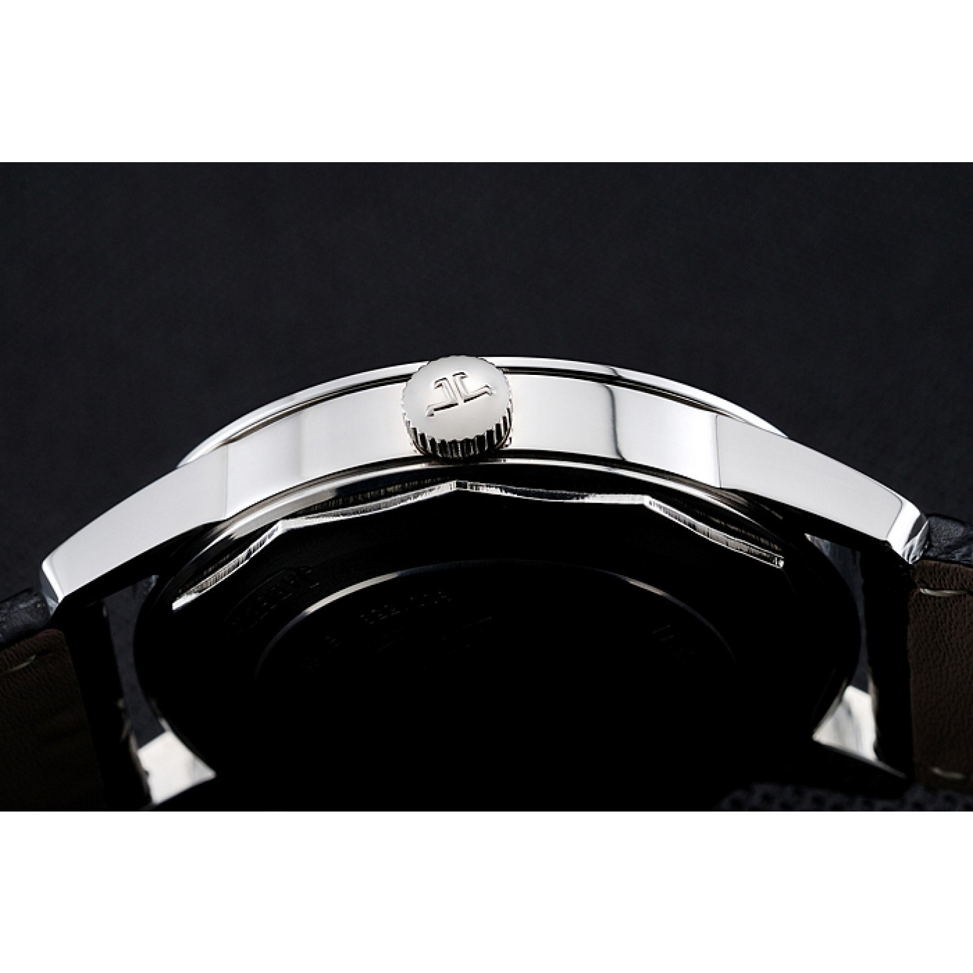 MiroTime Jaeger LeCoultre Geophysic Black Dial Silver Case Black Leather Bracelet 1454041