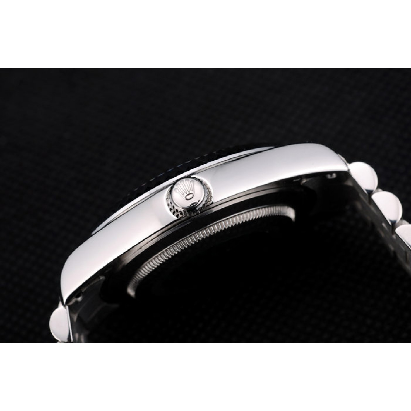 MiroTime Rolex DayDate Stainless Steel Ribbed Bezel Silver Dial 41976