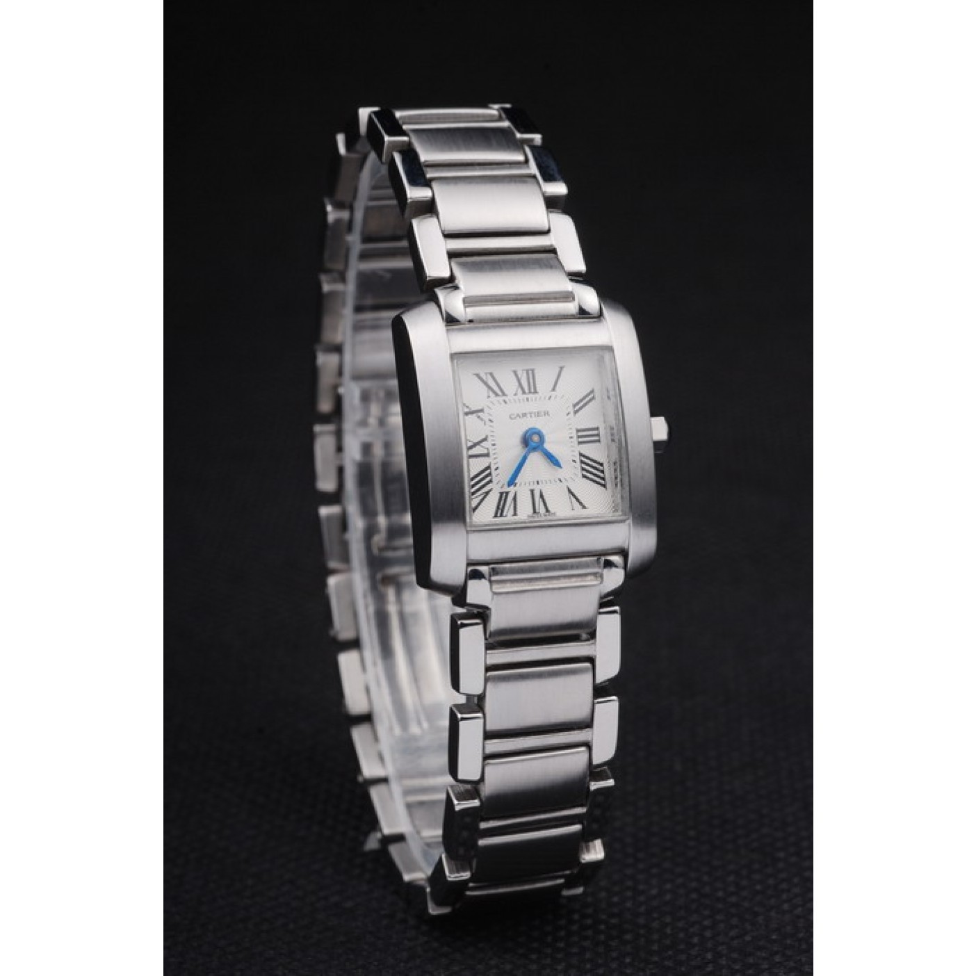 MiroTime Cartier Tank Francaise 20mm White Dial Stainless Steel Case And Bracelet