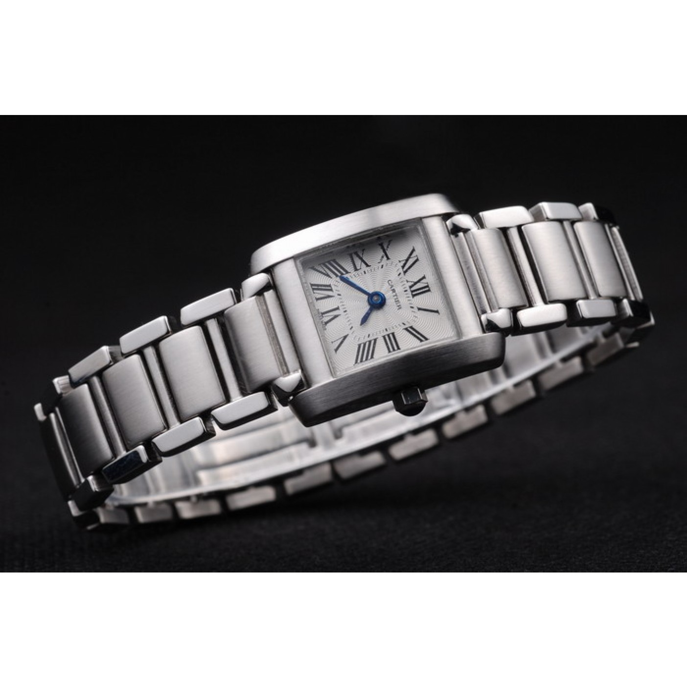 MiroTime Cartier Tank Francaise 20mm White Dial Stainless Steel Case And Bracelet