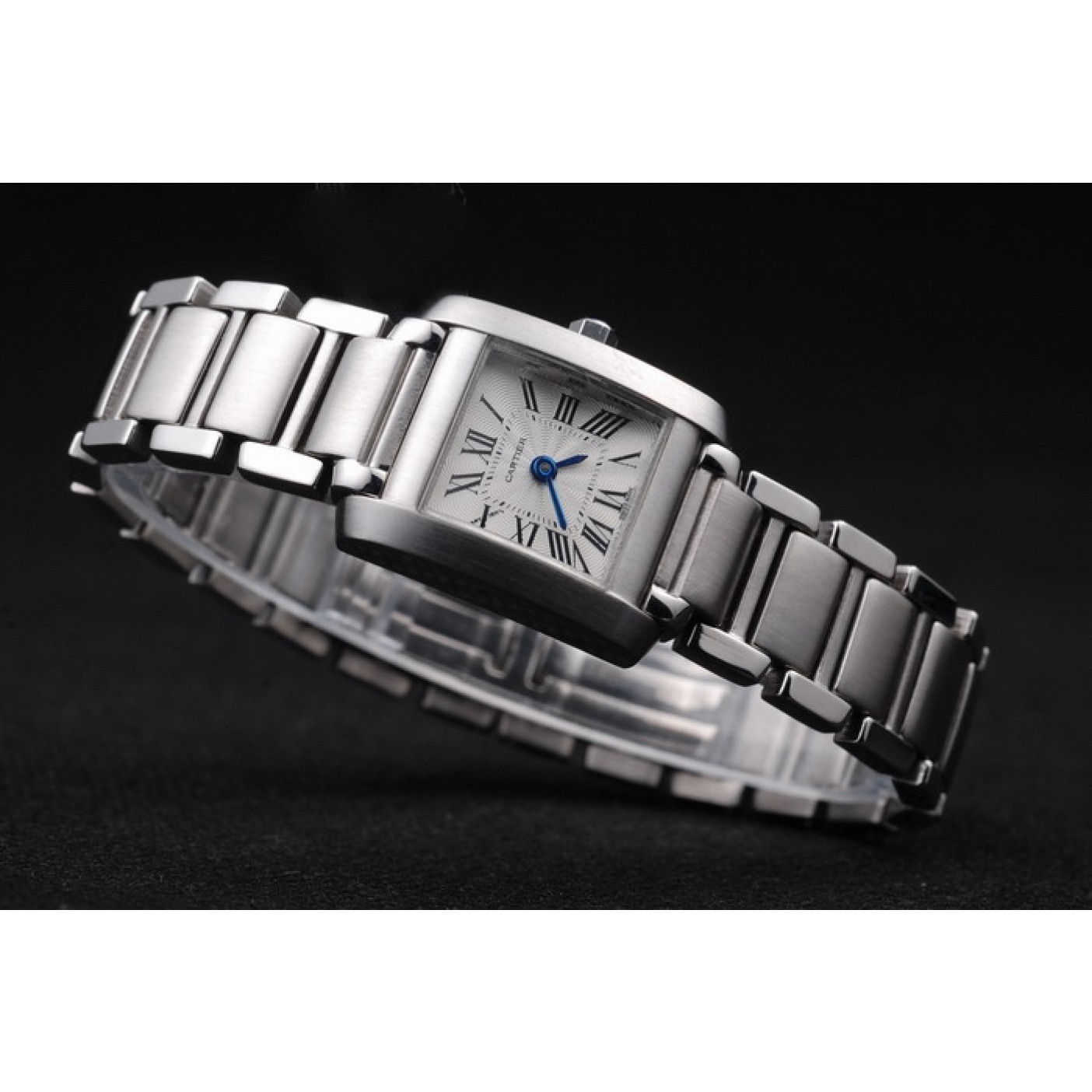 MiroTime Cartier Tank Francaise 20mm White Dial Stainless Steel Case And Bracelet