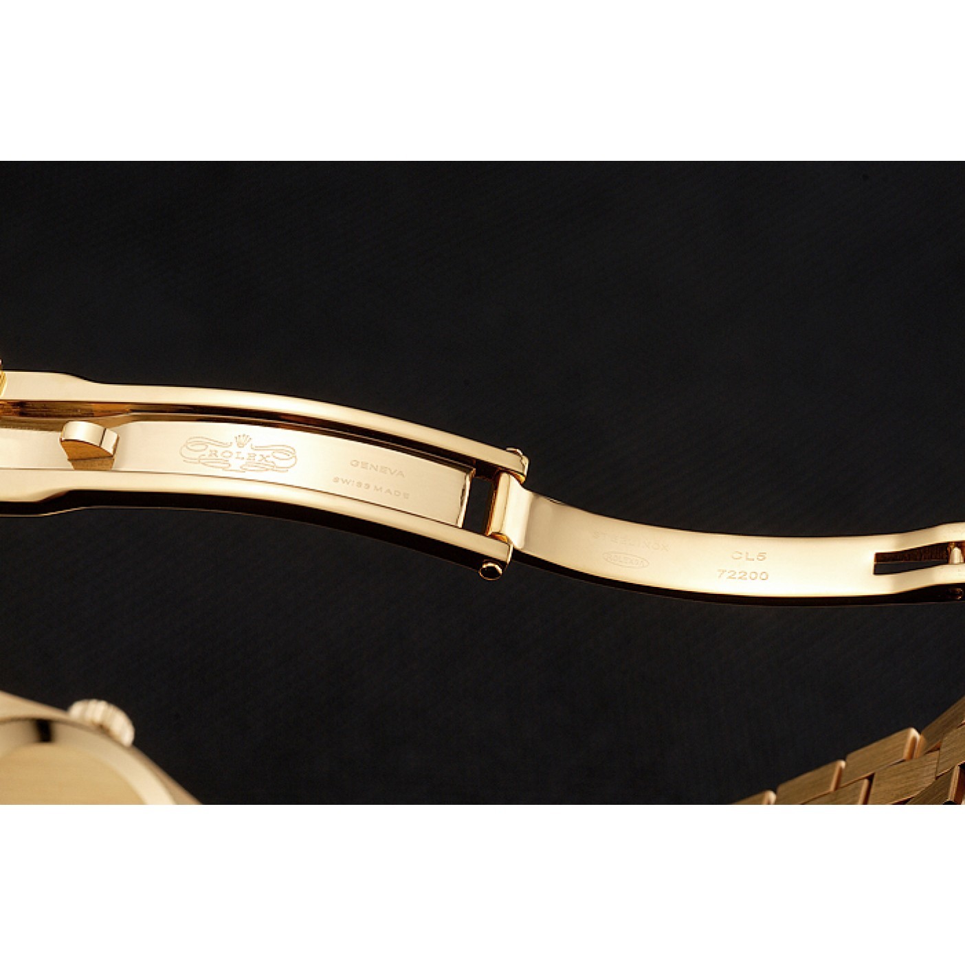 MiroTime Swiss Rolex Lady-Datejust Champagne Dial Diamond Bezel Gold Bracelet 1454095