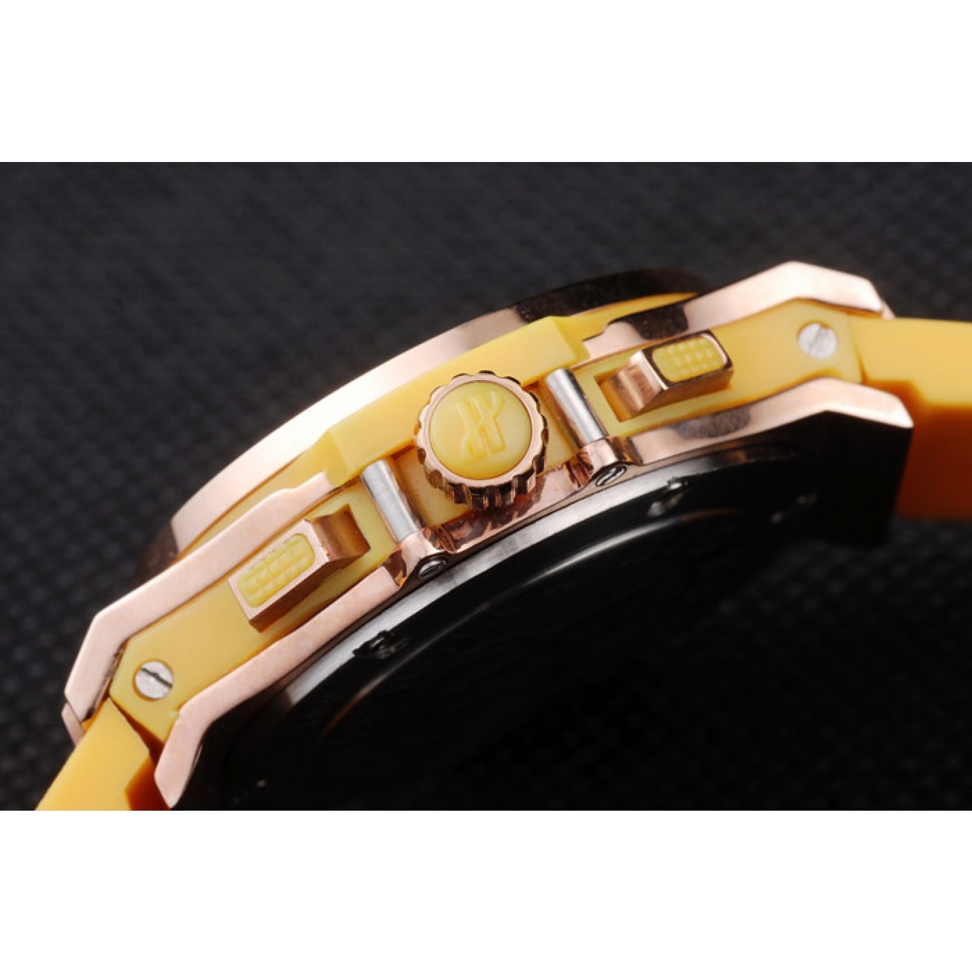 MiroTime Hublot Big Bang Yellow Strap White Dial Watch 98068