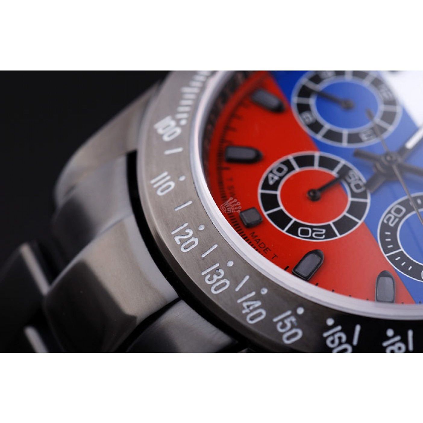 MiroTime Rolex Cosmograph Daytona Black Bracelet Russian Flag Dial 7472