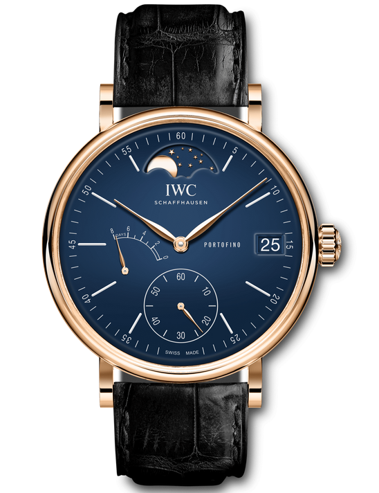MiroTime AAA Replica IWC Portofino Hand Wound Eight Days Moonphase &quot;150 Years&quot; Watch IW516407