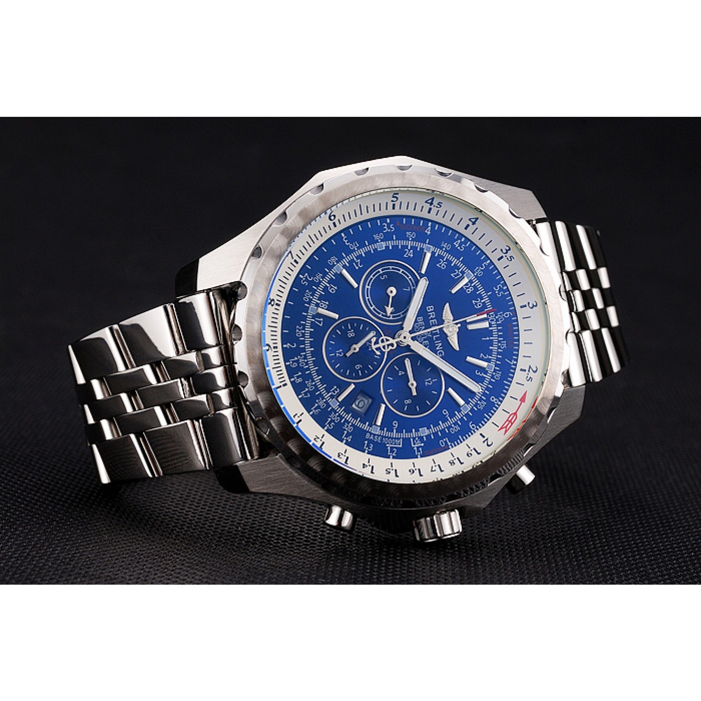MiroTime Breitling Bentley Motors T Blue Dial Stainless Steel Case And Bracelet 622222