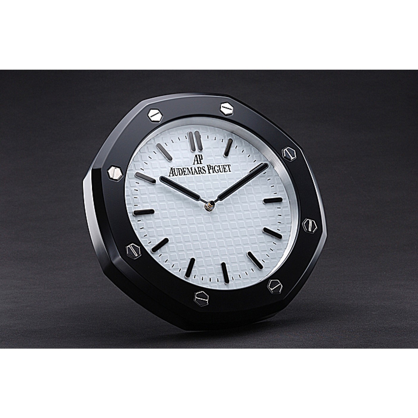 MiroTime Audemars Piguet Royal Oak Wall Clock Black-White 622461