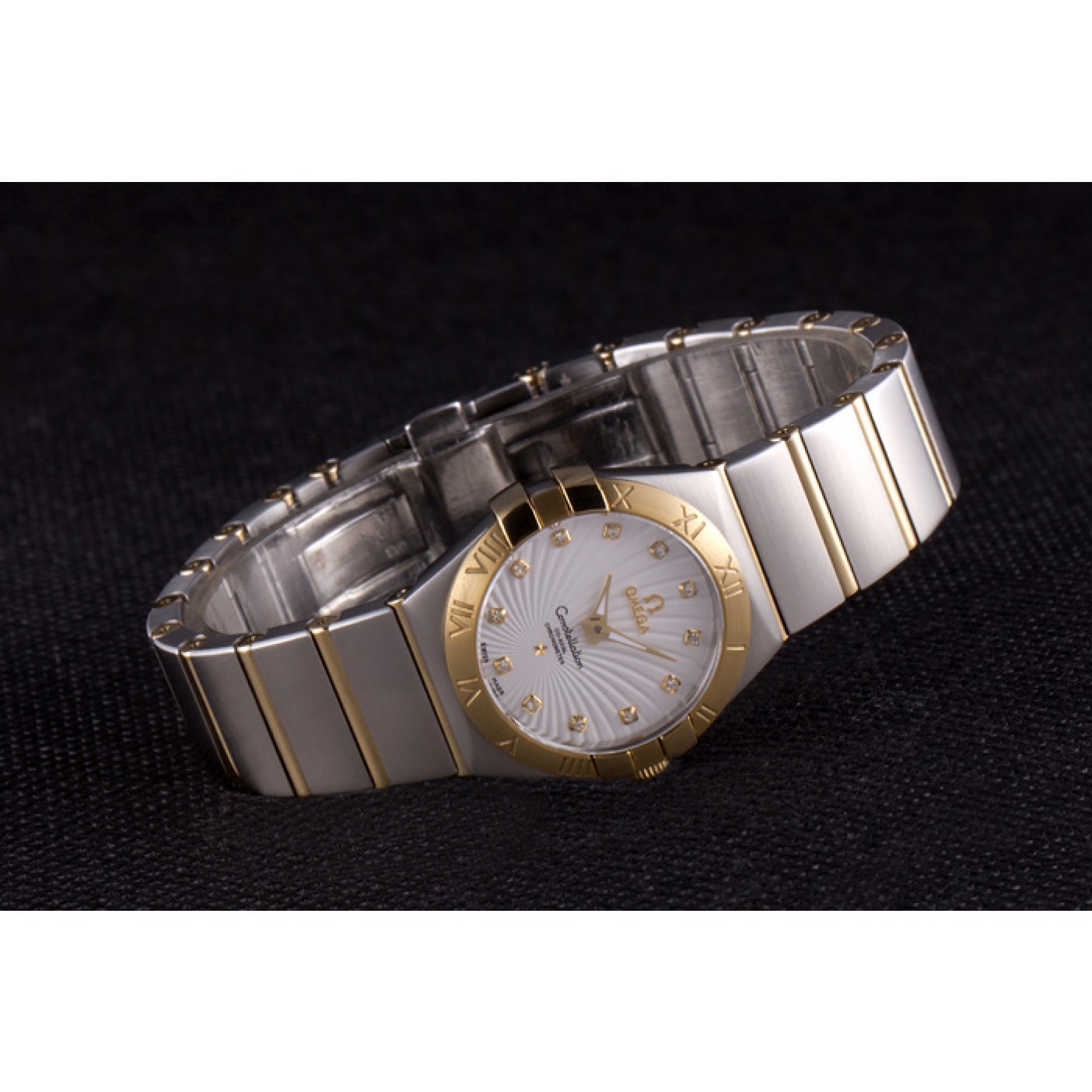 MiroTime Omega Constellation Gold Bezel Two Tone Band som95 621475