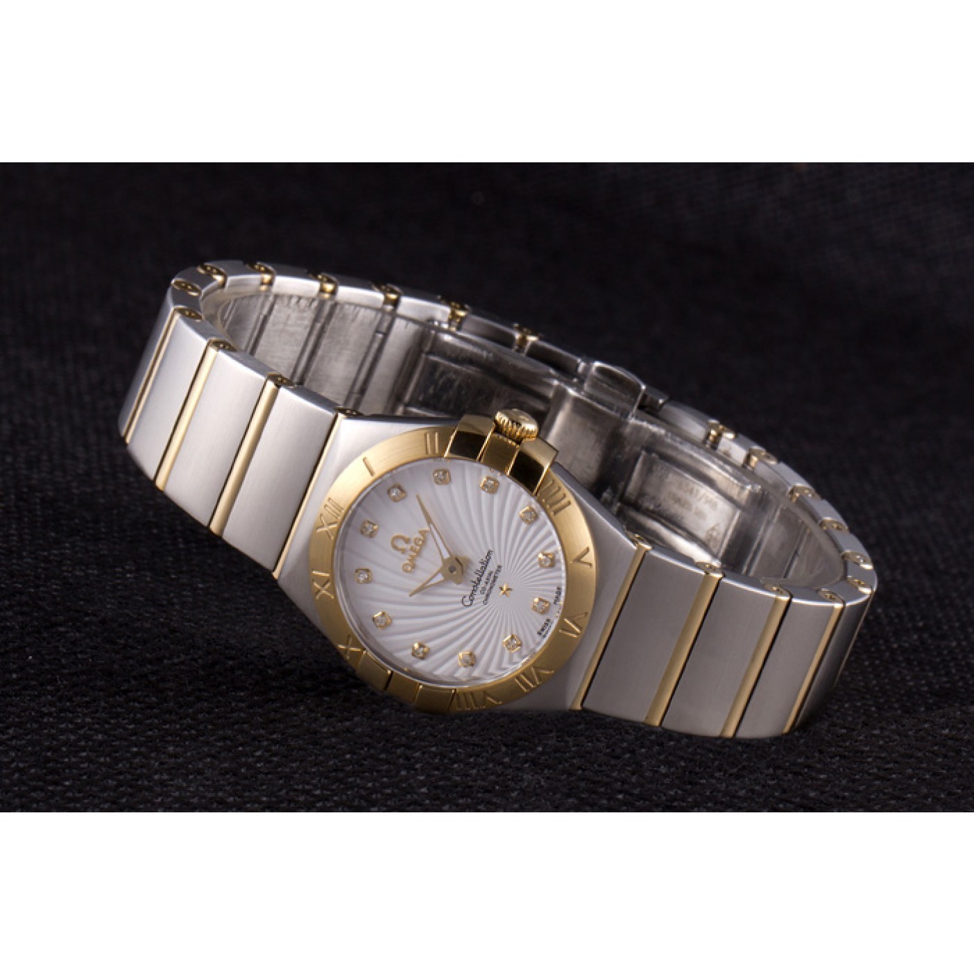MiroTime Omega Constellation Gold Bezel Two Tone Band som95 621475