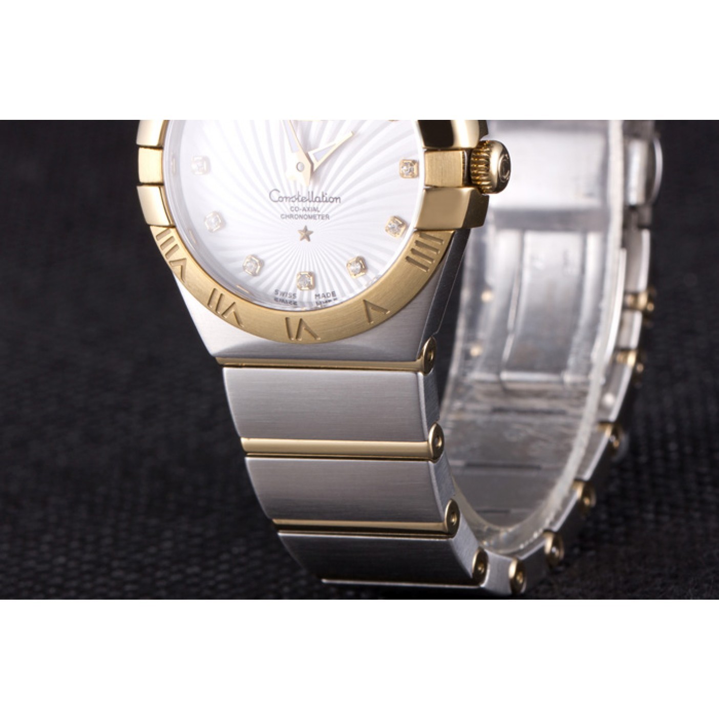 MiroTime Omega Constellation Gold Bezel Two Tone Band som95 621475