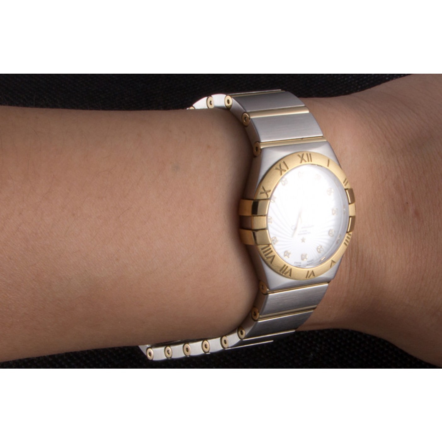 MiroTime Omega Constellation Gold Bezel Two Tone Band som95 621475