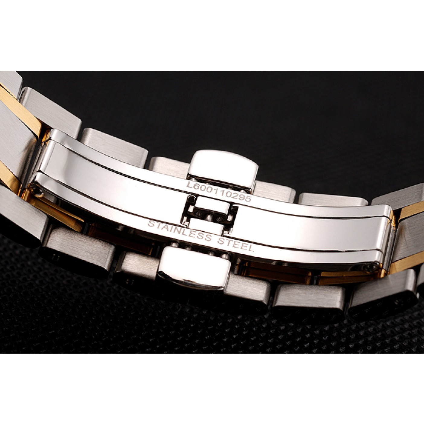 MiroTime Swiss Longines Master White Dial Diamond Hour Markers Two Tone Stainless Steel Bracelet 1453930