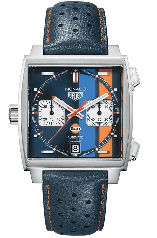 MiroTime AAA Replica Tag Heuer Monaco Calibre 11 Gulf Special Edition Watch CAW211R.FC6401