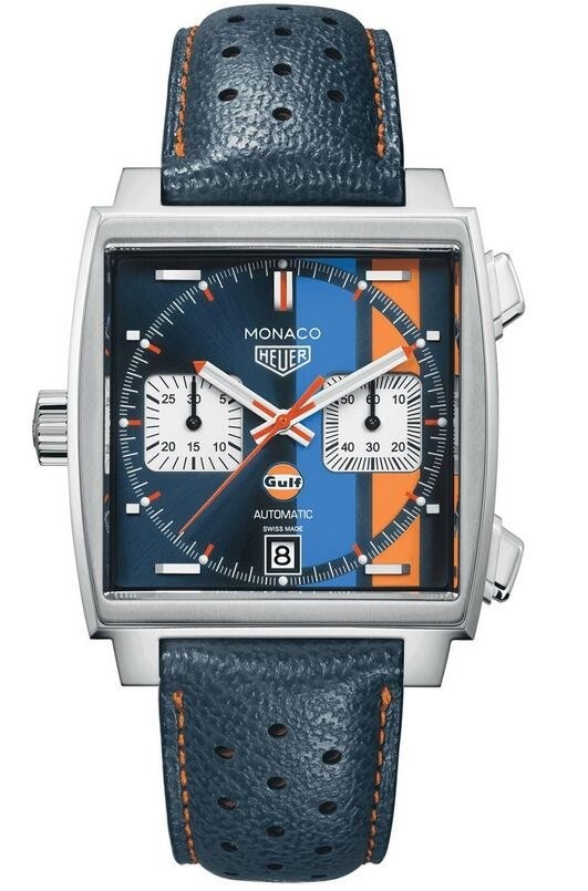 MiroTime AAA Replica Tag Heuer Monaco Calibre 11 Gulf Special Edition Watch CAW211R.FC6401