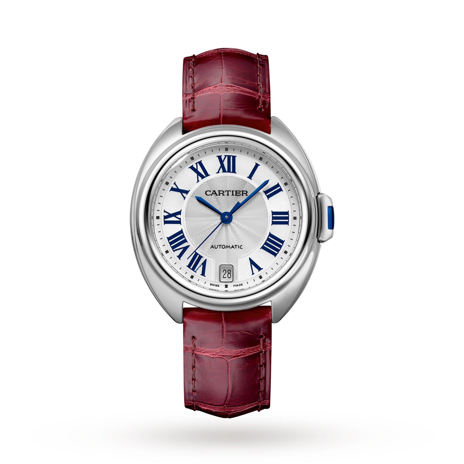 MiroTime Swiss Clé de Cartier watch, 35 mm, steel