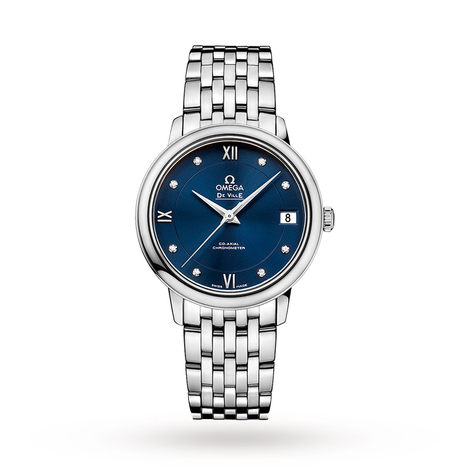 MiroTime Swiss Omega De Ville Prestige Co-Axial 32.7mm Ladies Watch O42410332053001