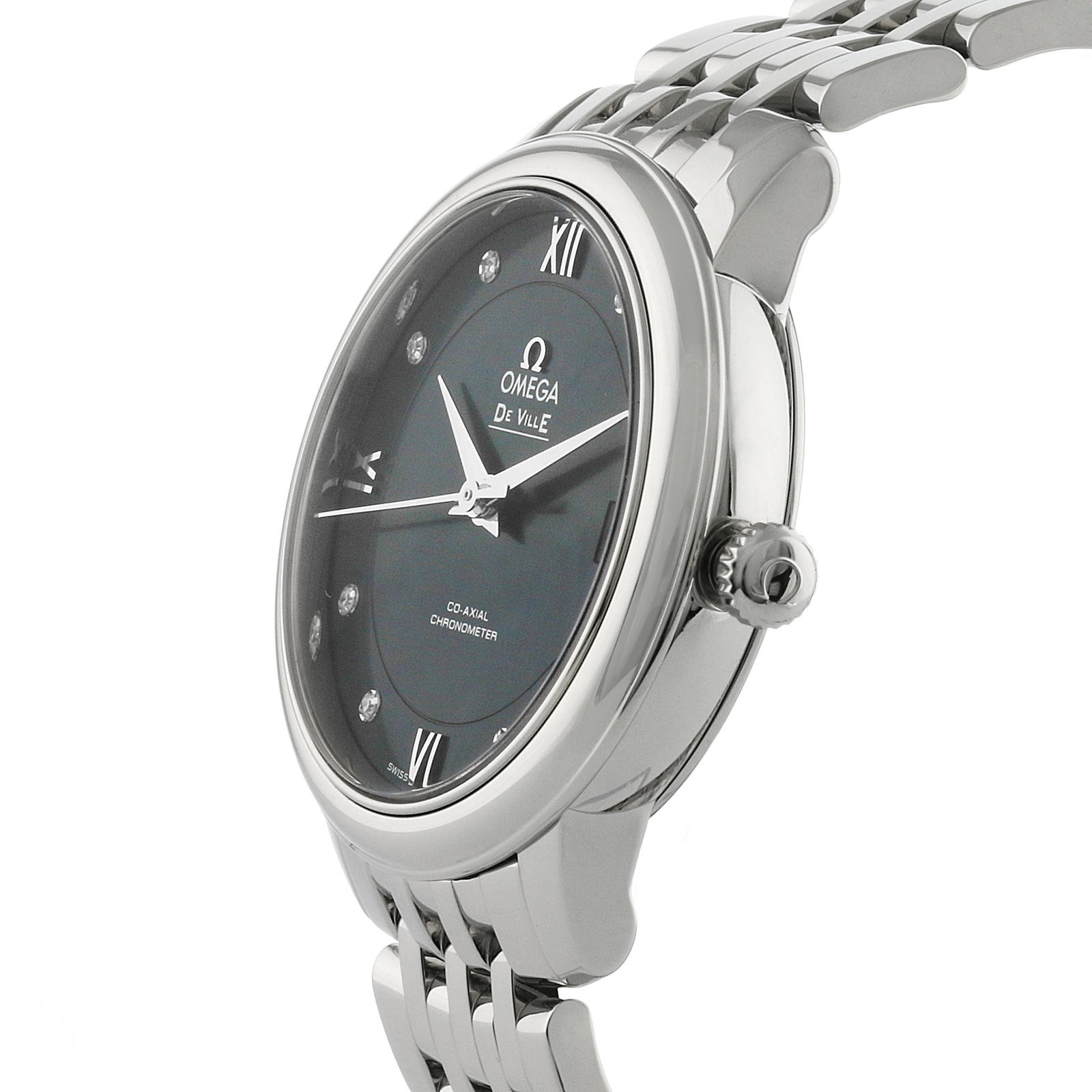 MiroTime Swiss Omega De Ville Prestige Co-Axial 32.7mm Ladies Watch O42410332053001