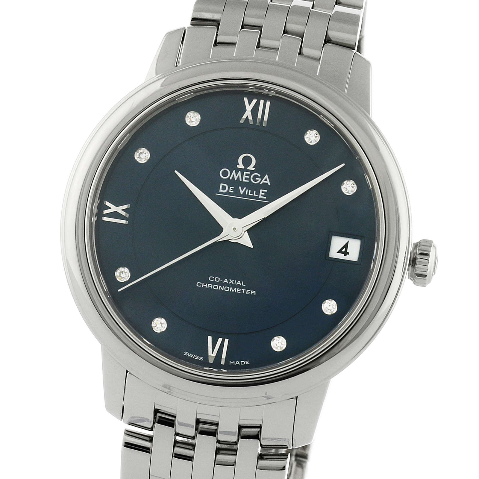MiroTime Swiss Omega De Ville Prestige Co-Axial 32.7mm Ladies Watch O42410332053001