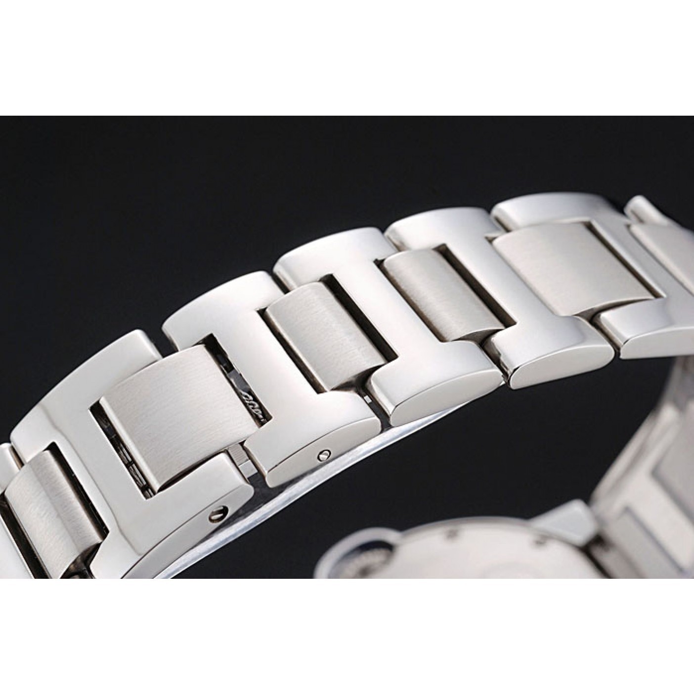 MiroTime Cartier Ballon Bleu 42mm Black Dial Stainless Steel Case And Bracelet