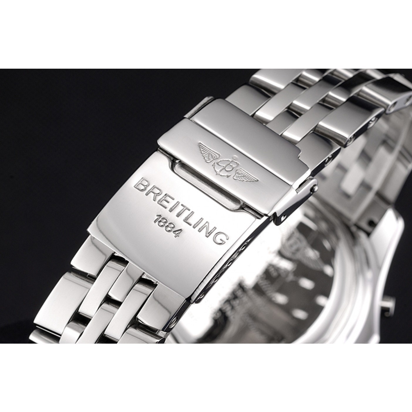 MiroTime Breitling Bentley 6.75 Speed Blue Dial Stainless Steel Case And Bracelet 622214