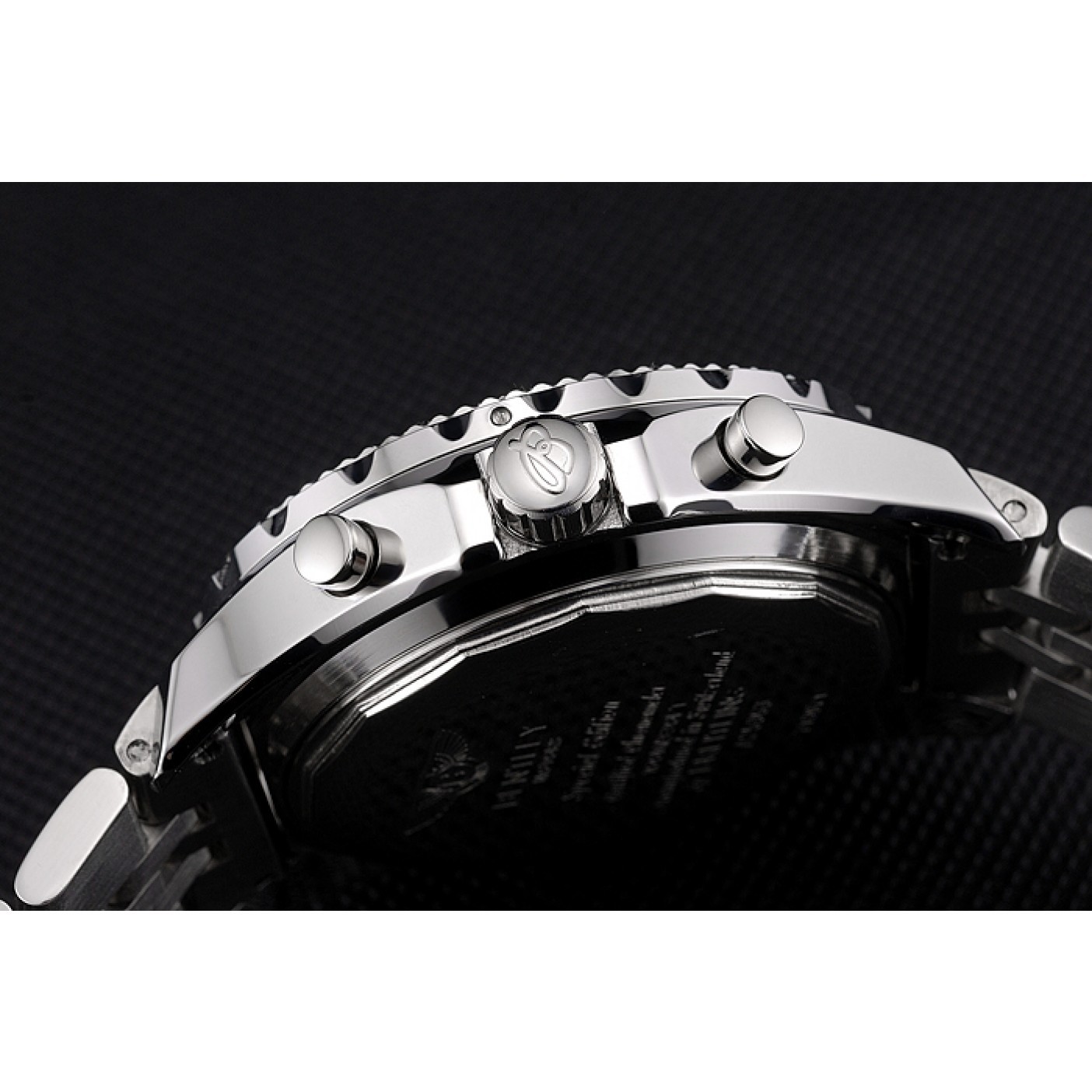 MiroTime Breitling Bentley 6.75 Speed Blue Dial Stainless Steel Case And Bracelet 622214
