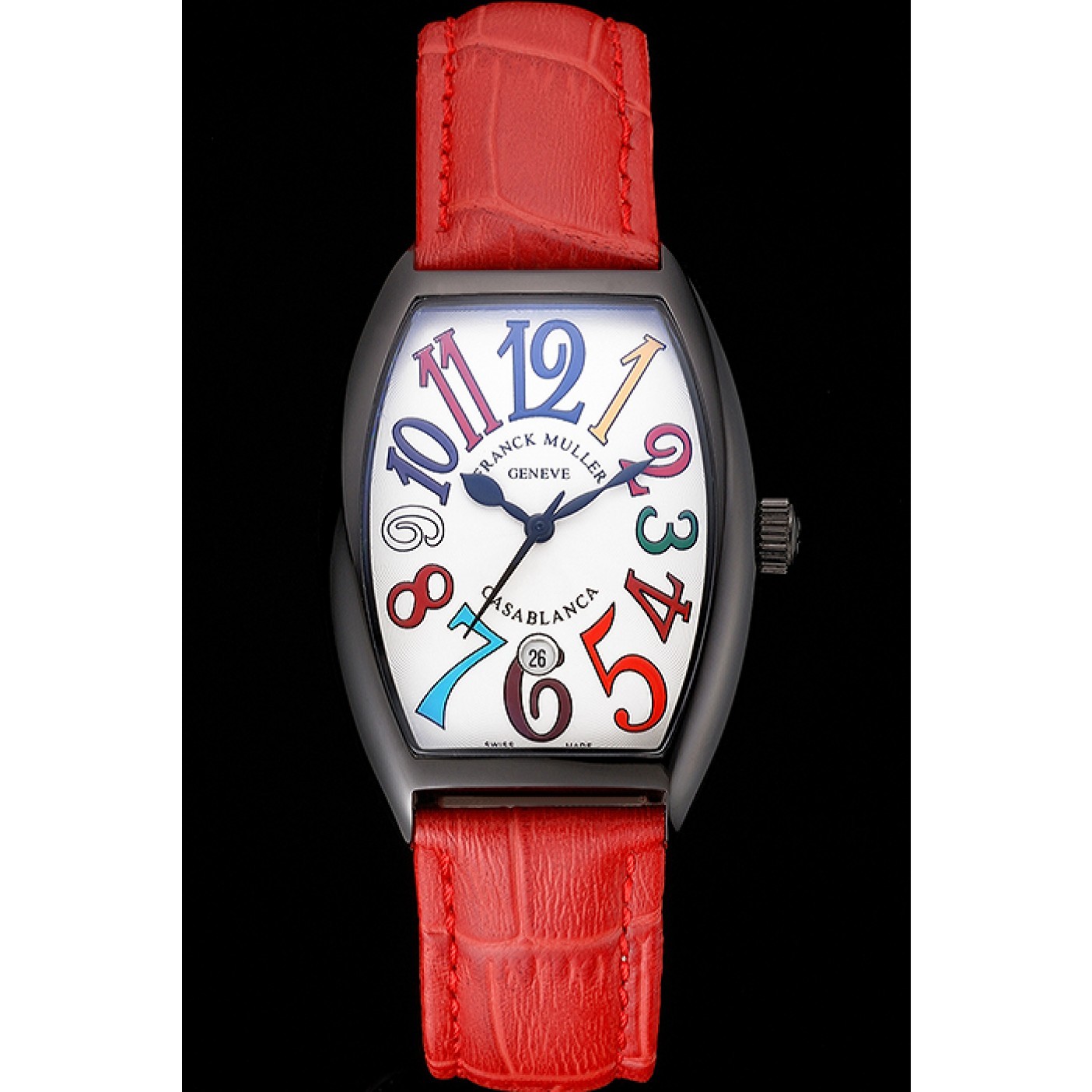 MiroTime Franck Muller Casablanca Red Croco Leather Band 621644