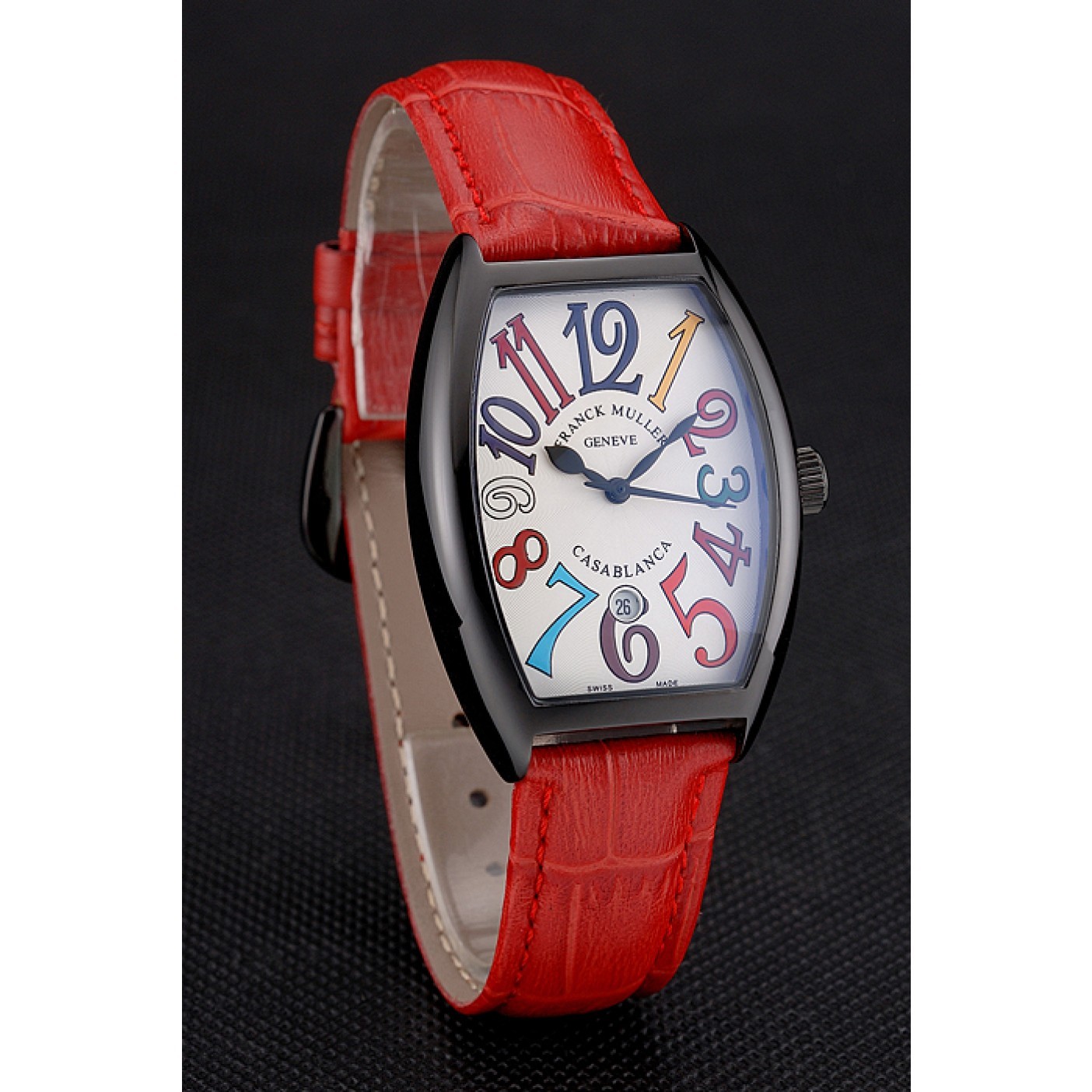 MiroTime Franck Muller Casablanca Red Croco Leather Band 621644