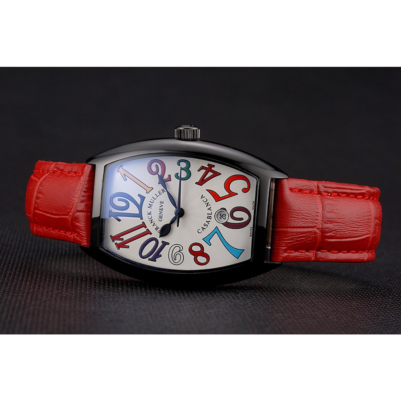 MiroTime Franck Muller Casablanca Red Croco Leather Band 621644