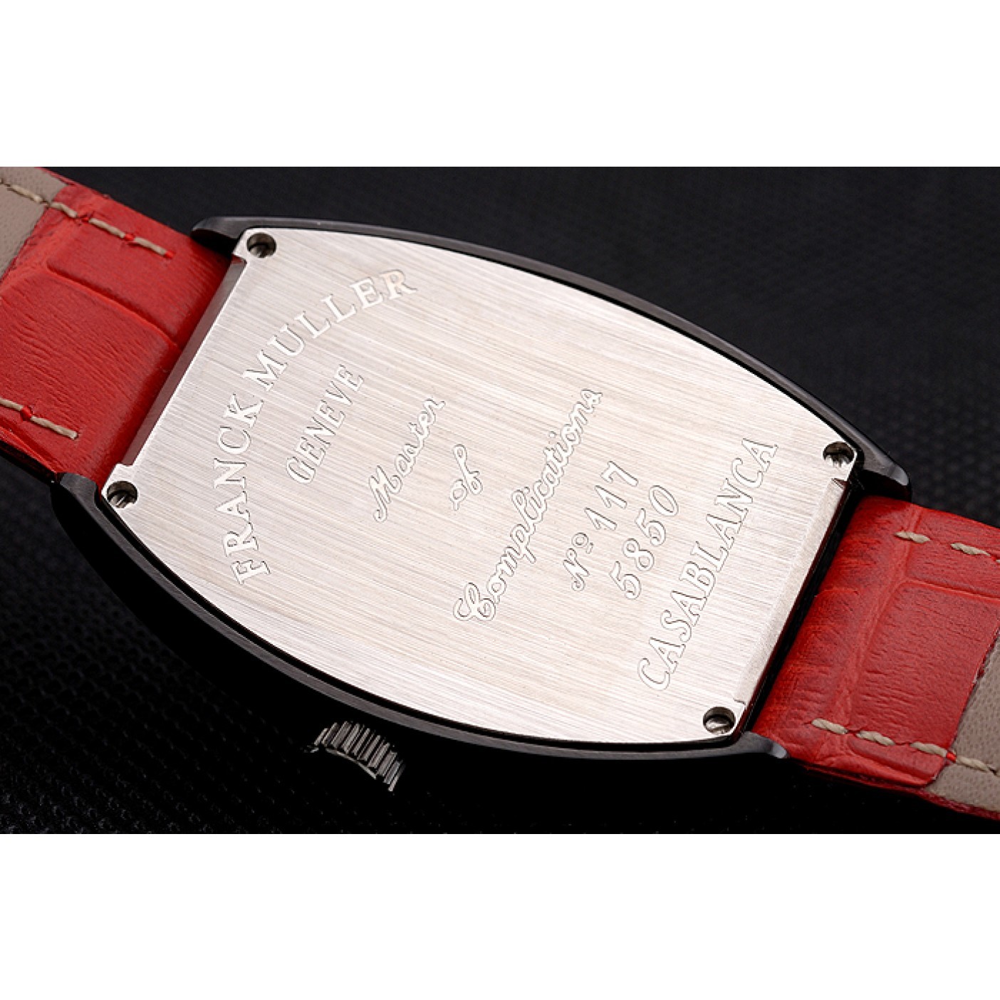 MiroTime Franck Muller Casablanca Red Croco Leather Band 621644