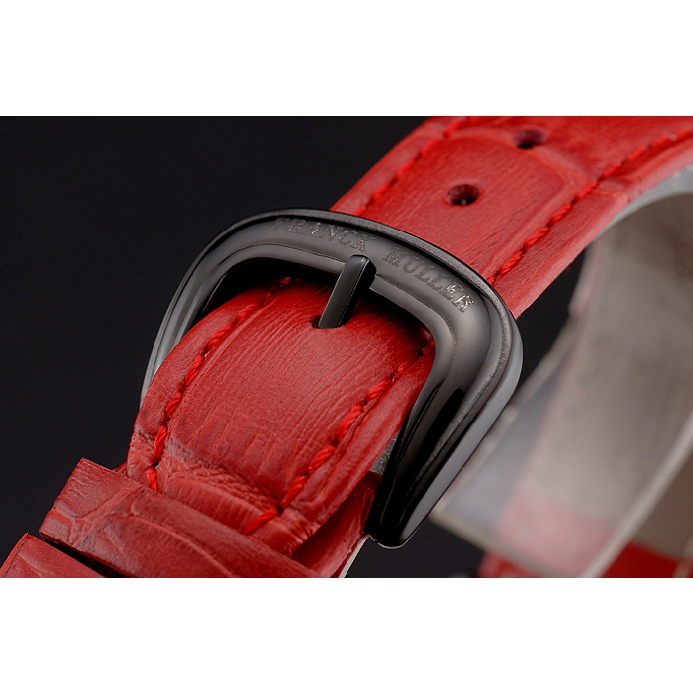 MiroTime Franck Muller Casablanca Red Croco Leather Band 621644