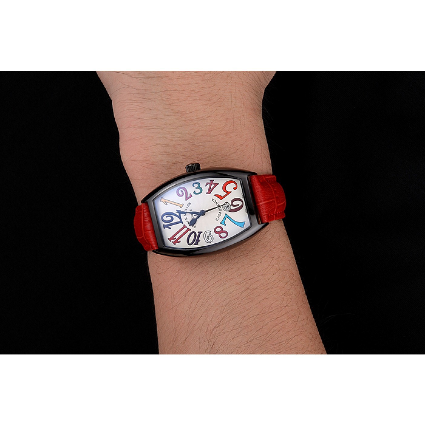 MiroTime Franck Muller Casablanca Red Croco Leather Band 621644