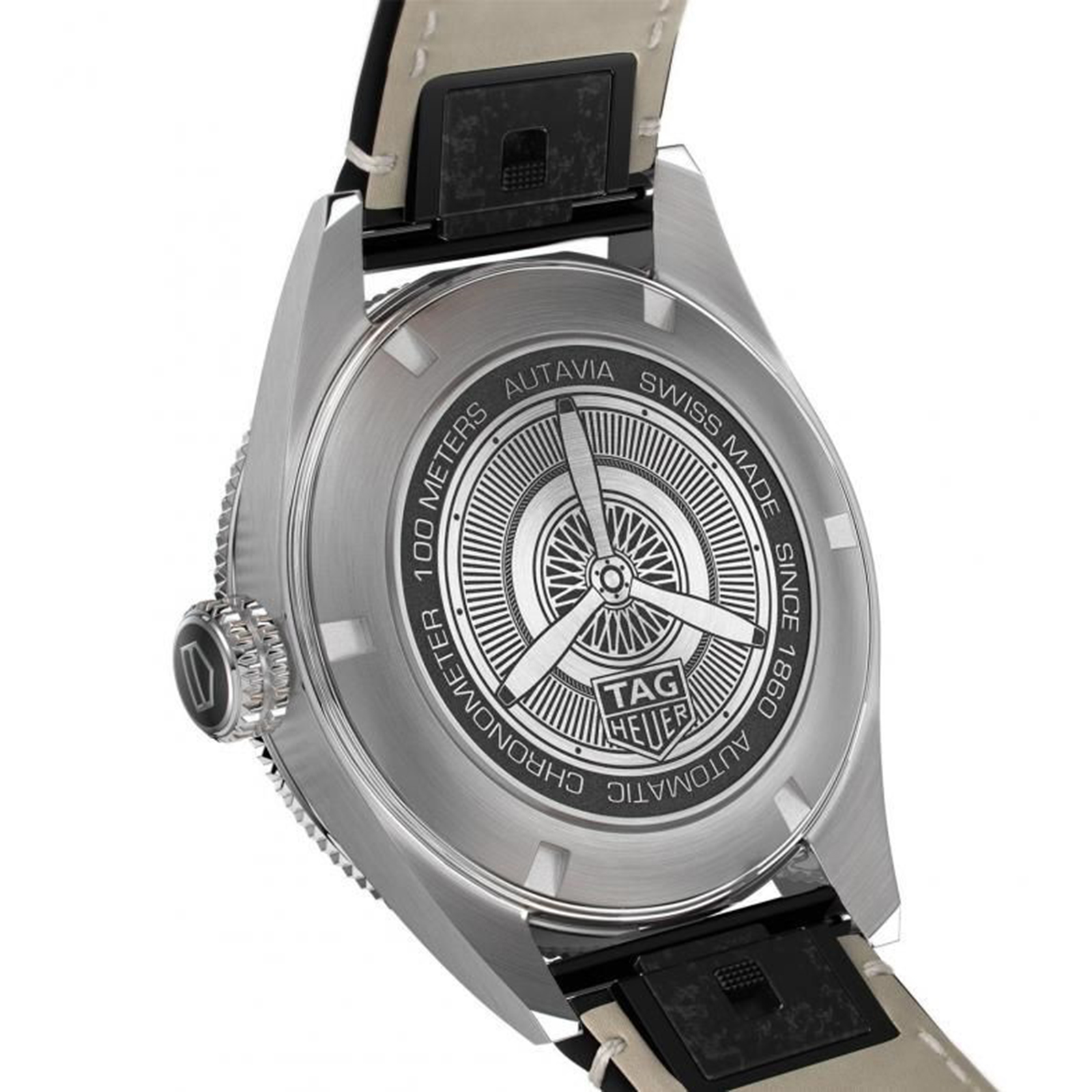 MiroTime TAG Heuer Autavia Calibre 5 COSC 42mm Mens Watch WBE5114.FC8266