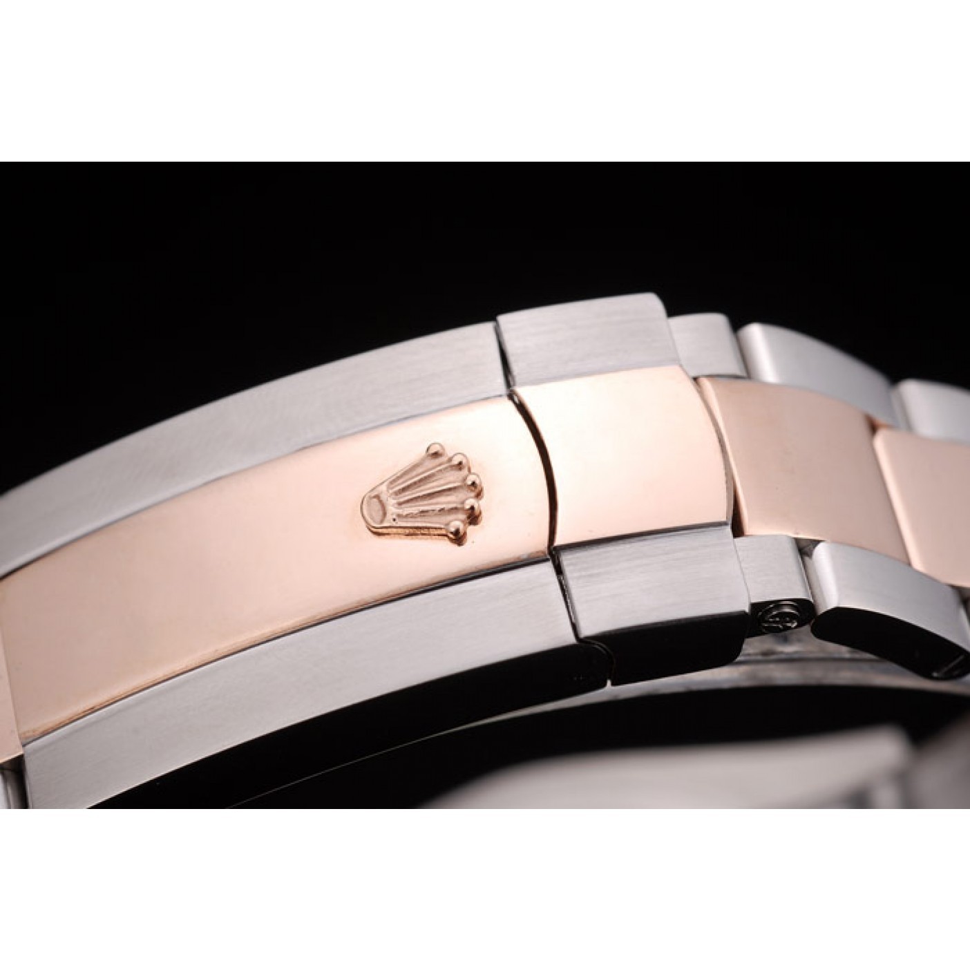MiroTime Rolex DateJust Brushed Stainless Steel Case Brown Dial Diamond Plated 41994
