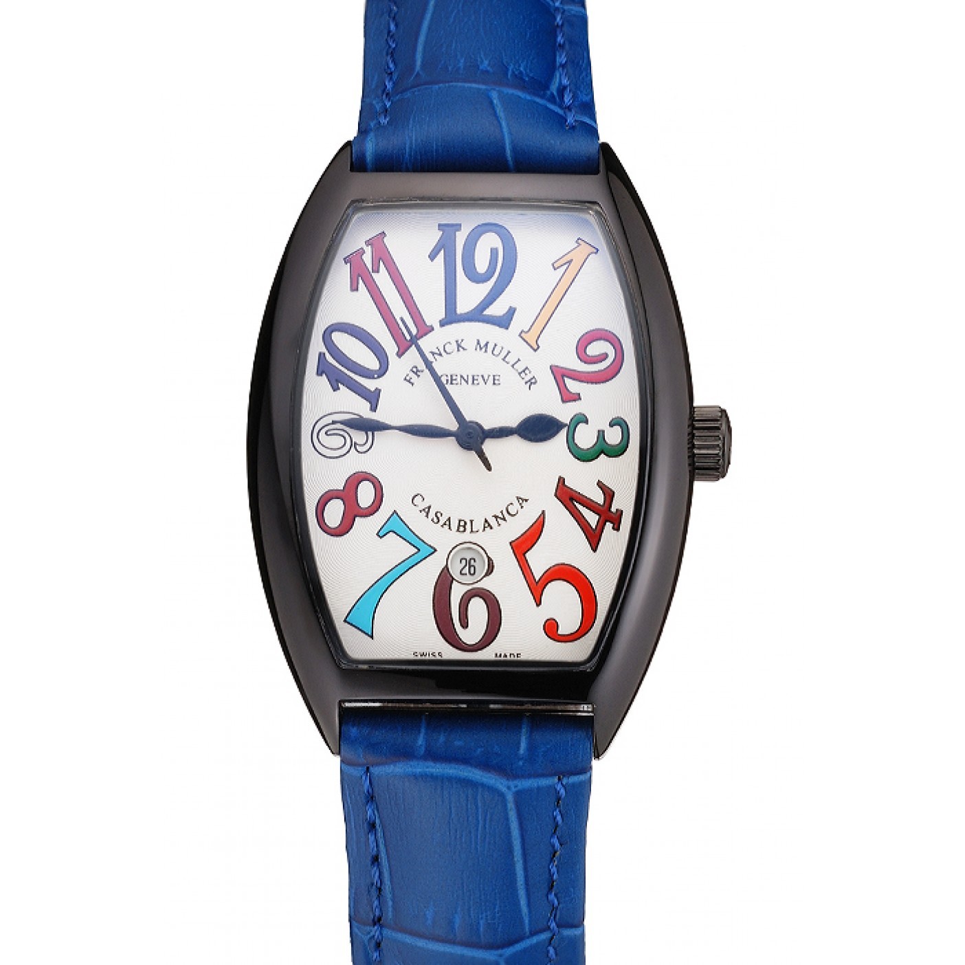 MiroTime Franck Muller Casablanca Blue Croco Leather Band 621643