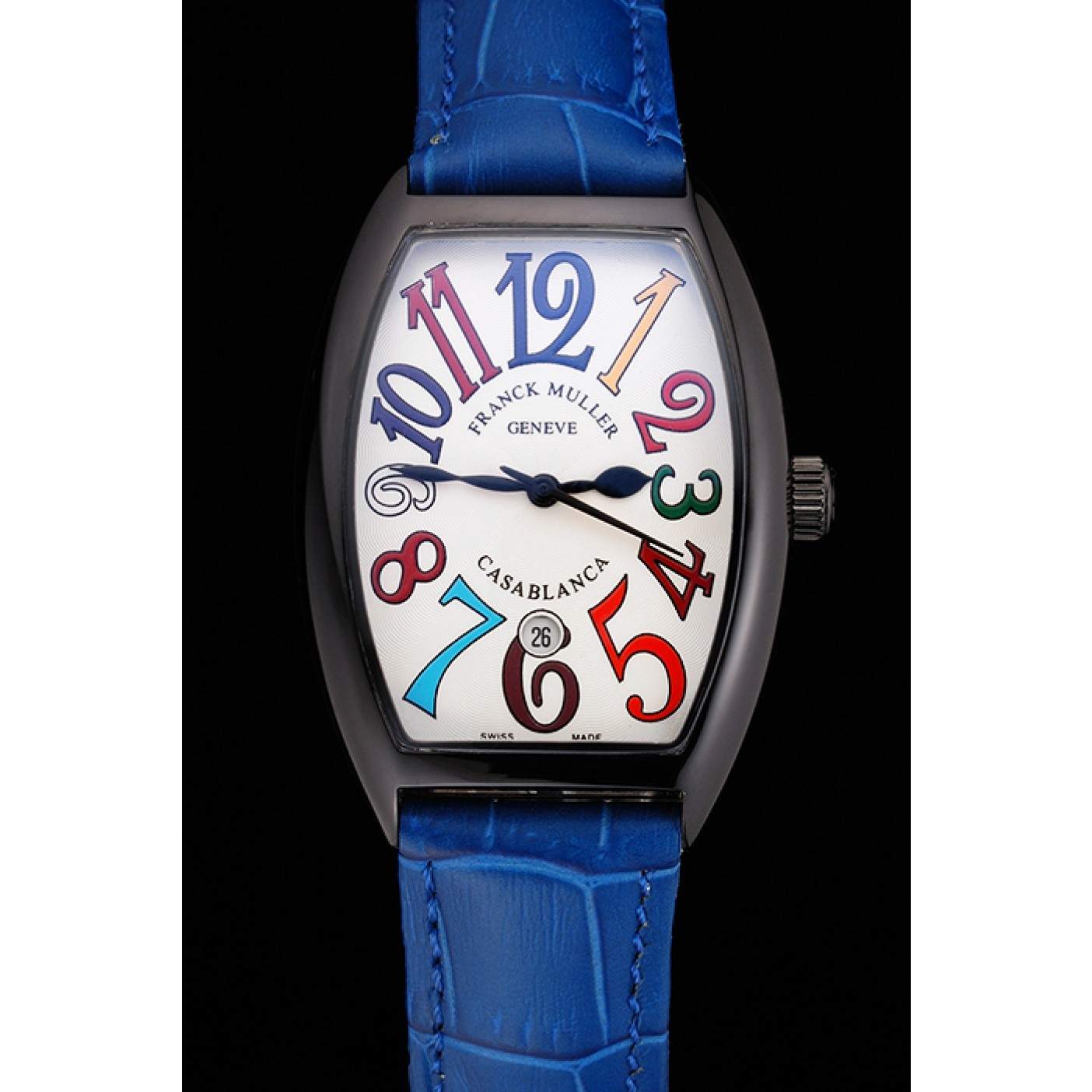 MiroTime Franck Muller Casablanca Blue Croco Leather Band 621643