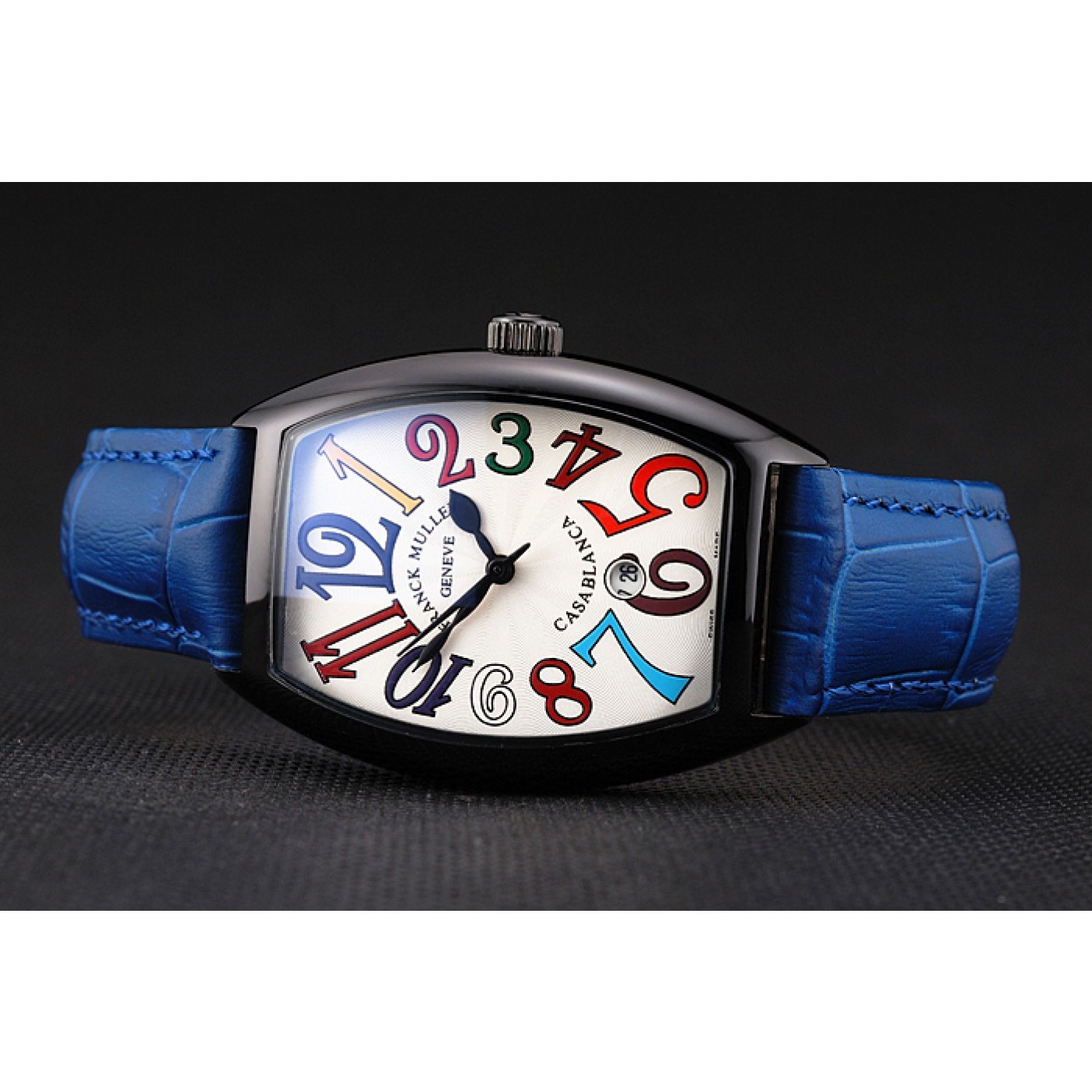 MiroTime Franck Muller Casablanca Blue Croco Leather Band 621643