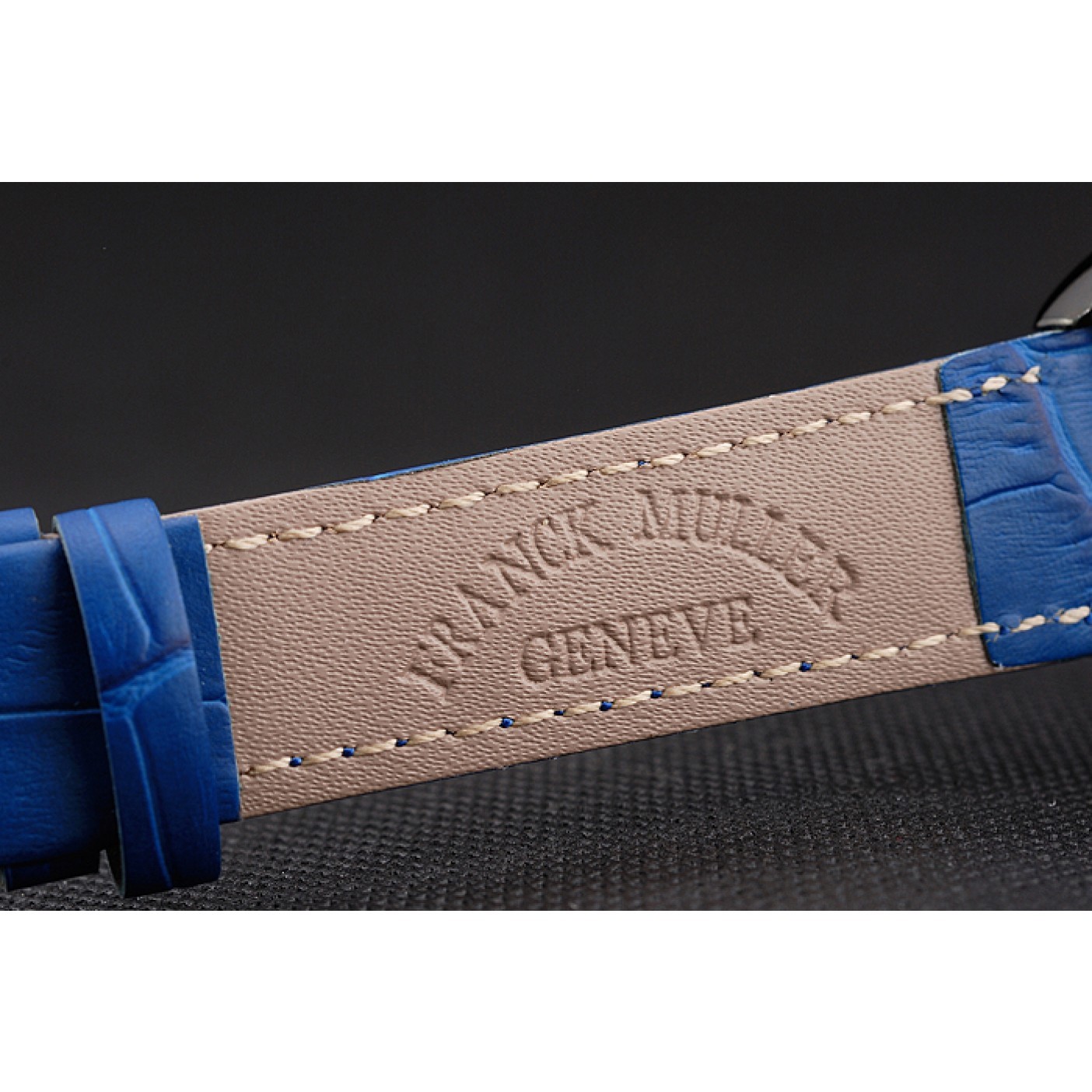 MiroTime Franck Muller Casablanca Blue Croco Leather Band 621643