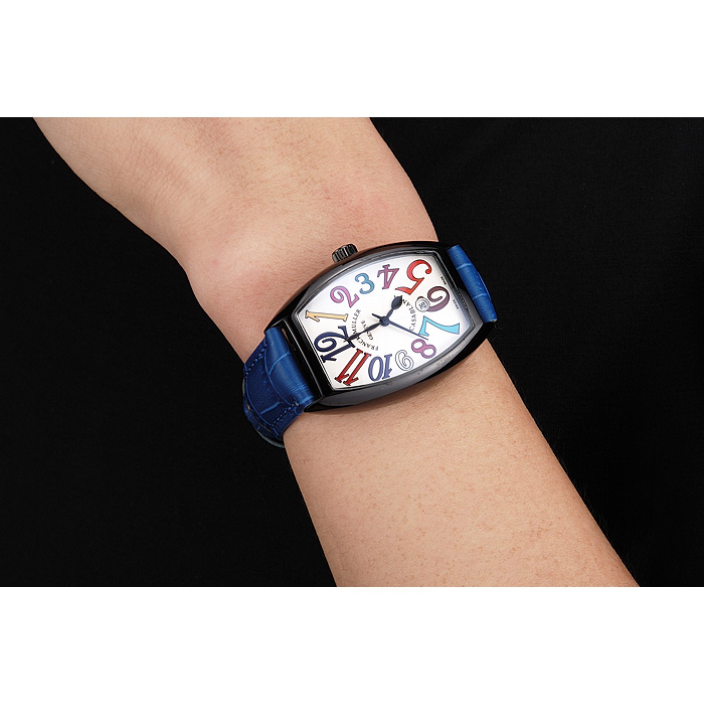 MiroTime Franck Muller Casablanca Blue Croco Leather Band 621643