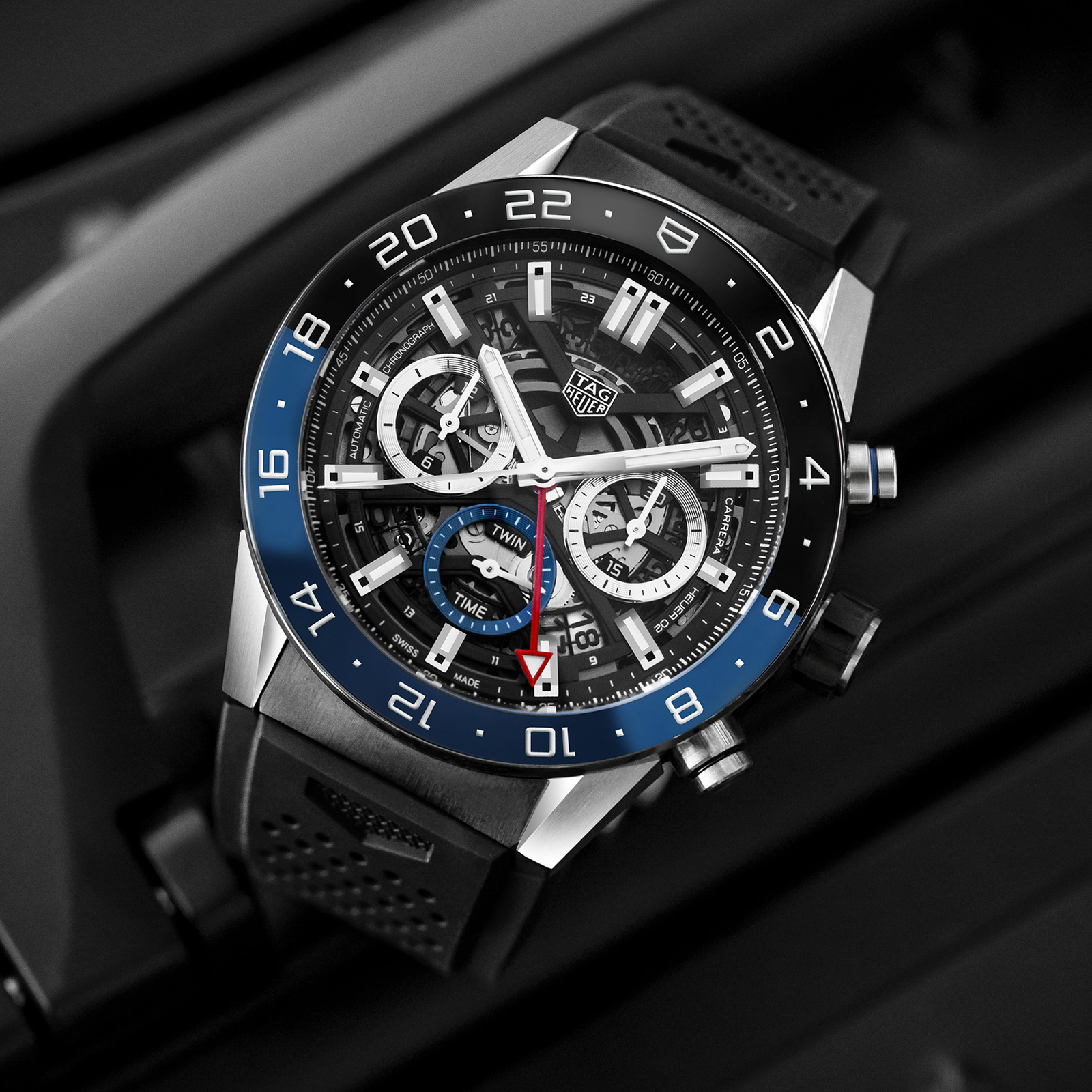 MiroTime Swiss TAG Heuer Carrera 45mm Mens Watch CBG2A1Z.FT6157