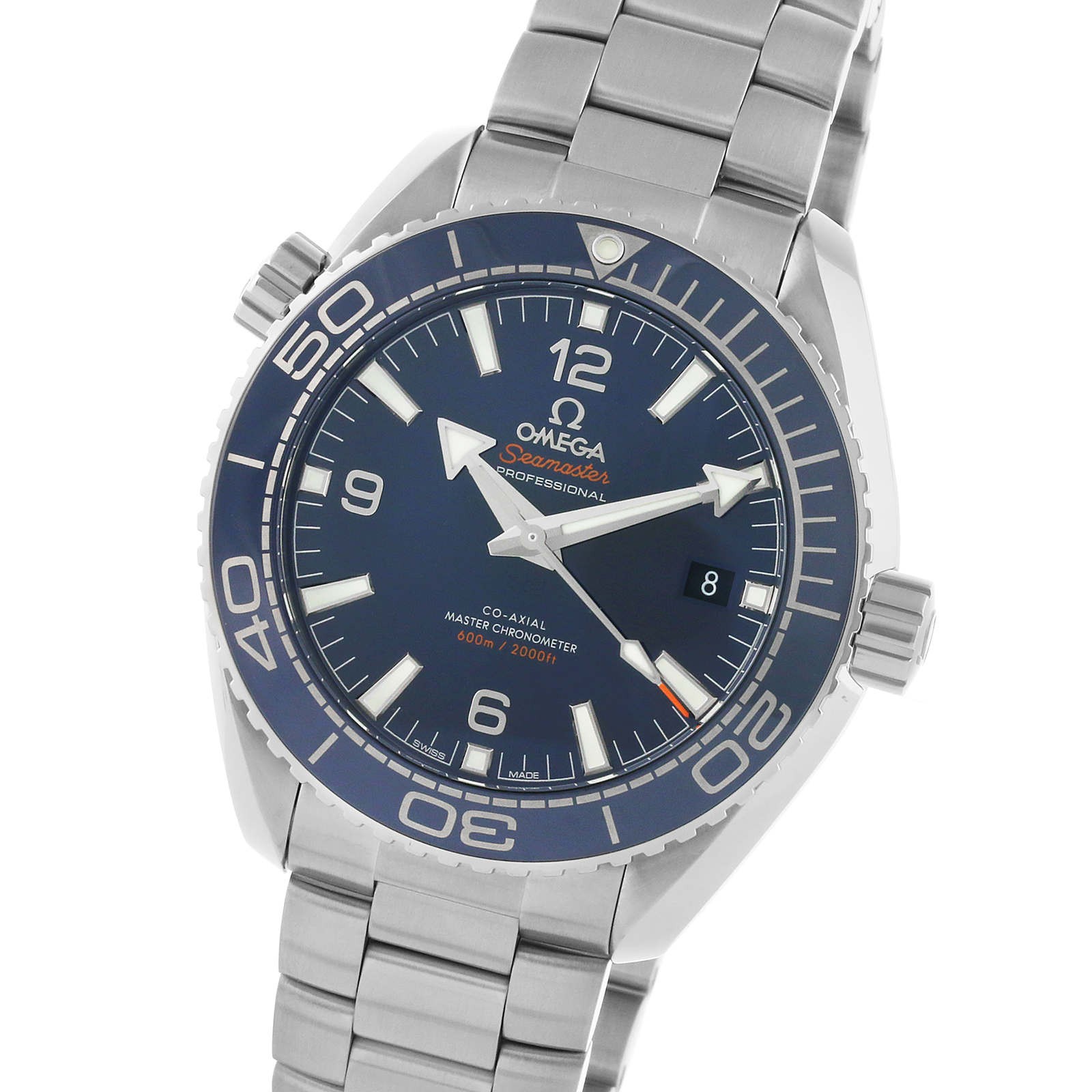 MiroTime Swiss Omega Seamaster Planet Ocean 600m Co-Axial 43.5mm Mens Watch O21530442103001